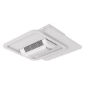 Plafón de Techo Ventilador Fabrilamp Obelisco Cuadrado Blanco 59W CCT