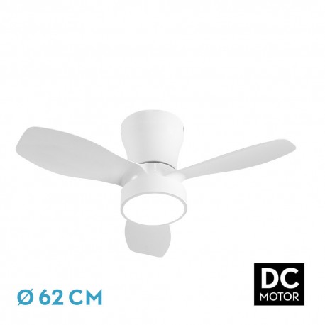 Ventilador de Techo Fabrilamp Pitón Blanco Ø62cm 24W CCT