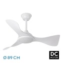 Ventilador de Techo Fabrilamp Caimán Blanco Ø89cm 36W CCT