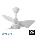 Ventilador de Techo Fabrilamp Jaguar Blanco Ø96cm 30W CCT