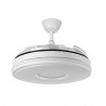 Ventilateur de plafond Fabrilamp Dani Blanc Rétractable Ø107cm