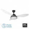 Ventilador de Techo Fabrilamp Datoo Negro Ø122cm 48W CCT