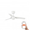 Ventilador de Techo Faro Mini Punt Tuya Smart Blanco Ø90cm 10W CCT