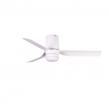 Ventilador de Techo Faro Mini Punt Tub Ø90cm Blanco 10W CCT