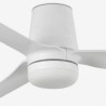 Ventilador de Techo Faro Mini Punt Tub Tuya Ø90cm Blanco 10W CCT