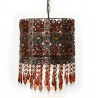 PENDENTIF LANTERNE ARABE MARRON