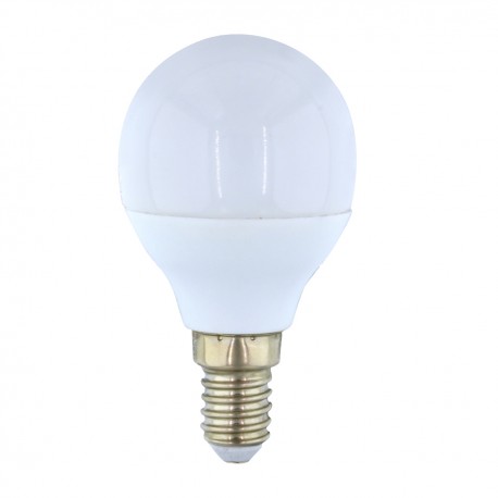 AMPOULE SPHÉRIQUE LED 7W E-14 LUMIÈRE BLANCHE 5000k 520lm