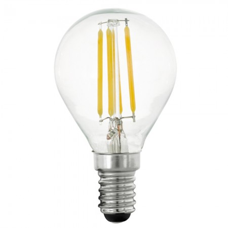 Ampoule à filament LED dimmable 4W 2.700K Lumière chaude E14